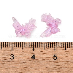 Cabochons en résine transparente papillon avec fleur&nbsp;FIND-L019-06D