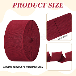 8 m breites elastisches Polyesterband&nbsp;OCOR-WH0105-057C