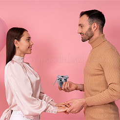 2 juego de cajas redondas de terciopelo para anillos y colgantes&nbsp;VBOX-CA0001-04A