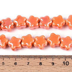 Hilos de abalorios de porcelana hechas a mano&nbsp;PORC-N011-04F