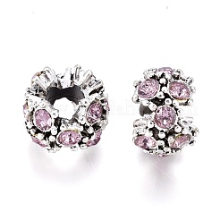 Legierung Strass Abstandsperlen&nbsp;RB-E534-01AS-C