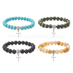 201 bracciali con ciondoli in acciaio inossidabile&nbsp;BJEW-JB13245