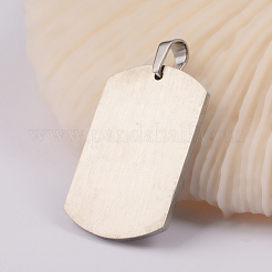 Pendentifs en acier inoxydable 304&nbsp;STAS-O075-11AS
