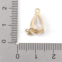 Pendentifs avec zircon cubiques à micro-pavés en laiton&nbsp;KK-K371-40A-G