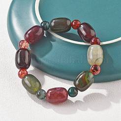 Braccialetti naturali di stirata dell'agata dell'agata&nbsp;G-P570-01F