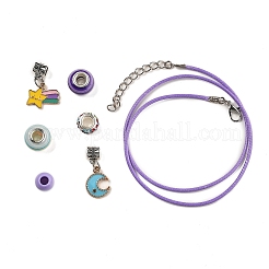 Kits de fabrication de bracelets/colliers de style européen à faire soi-même&nbsp;DIY-L073-09