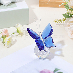 1 pz decorazioni per esposizione di farfalle in cristallo di vetro&nbsp;LAMP-CN0001-01B