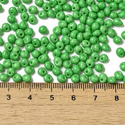 6/0 perles de rocaille en verre avec peinture à cuisson opaque&nbsp;SEED-M012-02A-06