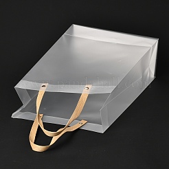 Borsa tote trasparente vuota personalizzata rettangolare per San Valentino&nbsp;ABAG-M002-02D