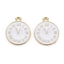 Uhr Legierung Emaille Anhänger&nbsp;ENAM-Q033-11D