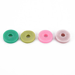 4 Farben handgemachte Fimo Perlen&nbsp;CLAY-N011-032-14