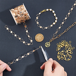 Kit de fabrication de collier de bracelet de chaîne de bricolage&nbsp;DIY-NB0009-31