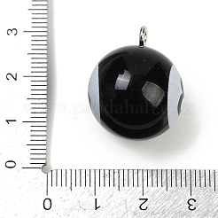 8 colgante de resina con temática deportiva de pelota&nbsp;LS-RESI-I063-01B