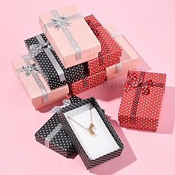 12 Stück 3 Farben Karton Papier Schmuck Set Boxen&nbsp;CBOX-FS0001-02