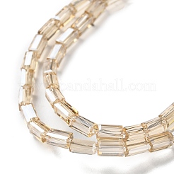 Brins de perles de verre transparentes électrolytiques&nbsp;EGLA-H106-01A-PL02
