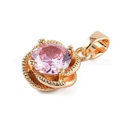 Pendentifs en laiton zircon cubique pavé&nbsp;KK-E795-26KCG-01
