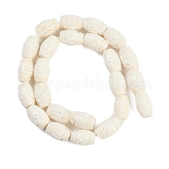 Fili di perline intagliate di corallo sintetico&nbsp;CORA-M001-21A