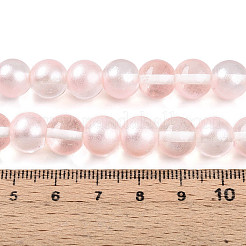 Perles de verre transparentes de peinture de cuisson&nbsp;X1-DGLA-N011-10mm-03