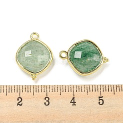 Natürliche grüne Erdbeerquarz-Anhänger&nbsp;G-M431-12G-04