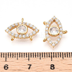 Ciondoli in ottone con pavé di zirconi chiari&nbsp;KK-N254-170G