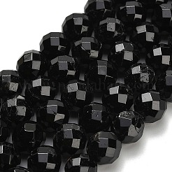 Naturali nera perle di tormalina fili&nbsp;G-H329-E02-10mm