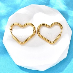 Boucles d'oreilles créoles en acier inoxydable 201&nbsp;EJEW-Q026-11G