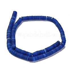 Natürliche weiße Jade perlen Stränge&nbsp;G-P575-B14-6x1mm-10