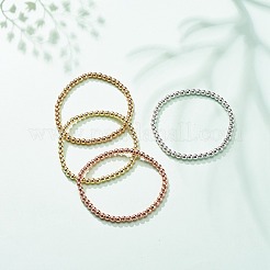 Bracelet extensible en perles rondes en hématite synthétique&nbsp;BJEW-JB08581