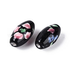 Perles en porcelaine manuelles&nbsp;PORC-N012-06A