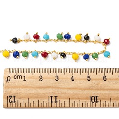 3.28 Fuß handgefertigte Glasperlenketten&nbsp;X-AJEW-P061-A03