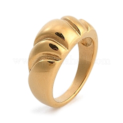 Fingerring aus 304 Edelstahl für Unisex&nbsp;RJEW-Z076-09G-04
