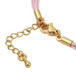 Fabricación de collares de 1 hebras con cordón encerado de 5 mm&nbsp;MAK-C005-01W-G