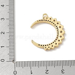 Pendenti in zirconi cubici trasparenti in micro pavè di ottone&nbsp;CU-CBAC53C-04G