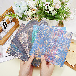 24 pz 12 tamponi di carta per album di ritagli&nbsp;DIY-WH0028-47A