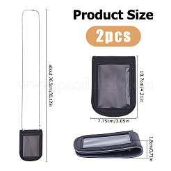 2 pezzo di copertura per distintivo in pelle di mucca&nbsp;OFST-HS0001-01