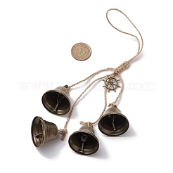 Campana colgante de hierro decoracion&nbsp;HJEW-JM02242