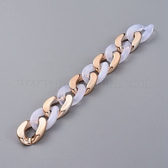 Catene per cordoli acriliche fatte a mano imitazione pietra preziosa&nbsp;X-AJEW-JB00524-04