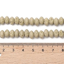 Fili di perle di roccia lavica sintetica&nbsp;G-B087-02A-03