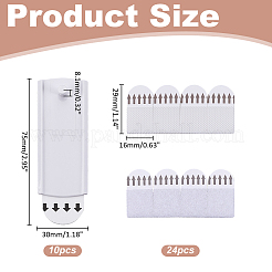 2 Beutel Nylon Klettverschluss&nbsp;DIY-ME0002-50