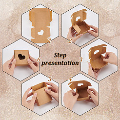 Caja de papel kraft&nbsp;LS-CON-WH0068-78B