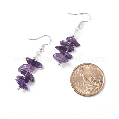 Natürliches Amethyst-Chips-Perlen-Schmuckset&nbsp;SJEW-JS01232-03