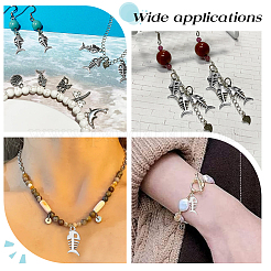 60 pièces pendentifs en alliage de style tibétain&nbsp;TIBEP-LP0001-05