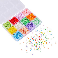 180g 12 Farben Backlack Glas Saatperlen&nbsp;SEED-TA0001-55