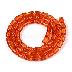 Fili di perline do vetro trasparente&nbsp;GLAA-T028-14T-03