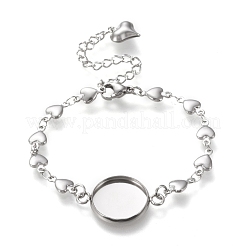 Fabrication de bracelets à maillons en acier inoxydable 304 résistant au ternissement&nbsp;STAS-L248-B