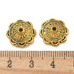 Coupelles de style tibétain en alliage&nbsp;TIBE-P003-81B-AG