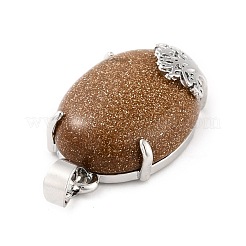 Synthetischen Goldstone-Anhänger&nbsp;G-C235-03K-RS