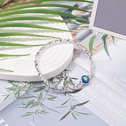 Jade malaisien naturel (teint) & howlite & roche de lave & perles d'hématite synthétique ensemble de bracelets extensibles de puissance d'énergie pour fille femmes&nbsp;BJEW-JB07033