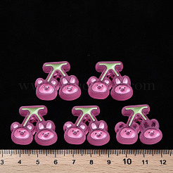 Abalorios de acrílico transparentes&nbsp;MACR-S374-04B-02