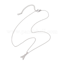 26 Stück Legierungs-Strass-Anhänger-Halsketten&nbsp;NJEW-JN05245